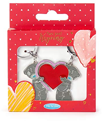 Me To You VGK01013 Tatty Teddy Love Heart Schlüsselanhänger 2 Stück
