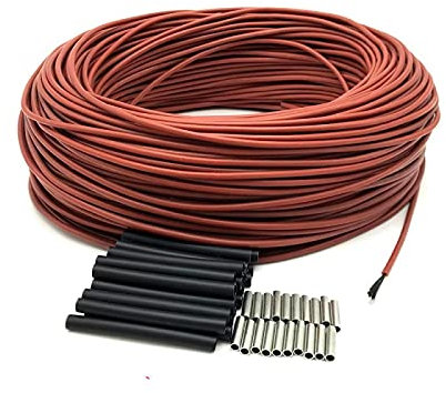 KEPOHK Carbon Warmbodenkabel Carbonfaser Heizdraht Elektrische Hotline 30m