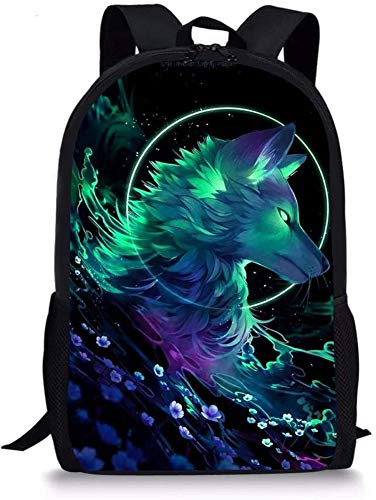 Binienty Schulrucksack für Kinder, Jungen, Mädchen, Teenager, leicht, für Bücher, Laptop, lässiger Tagesrucksack, Einheitsgröße