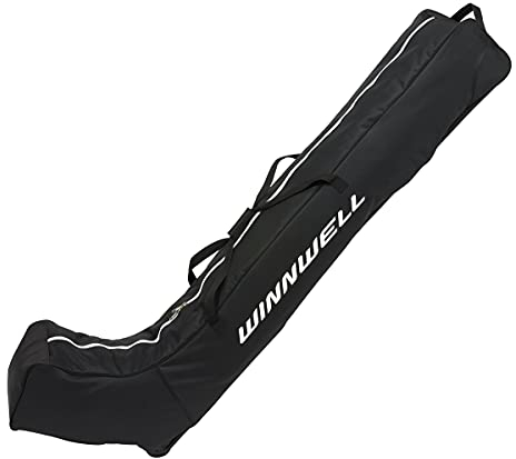Winnwell Hockey-Teamschläger-Tasche – verstellbare Hockey-Reisetasche – Hockeyschläger-Aufbewahrungstasche mit über 60 Teamschlägern zum Üben