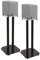 Pied d'enceinte Solid 60 cm Noir | Ensemble 2 pièces | Support d'enceinte SAM creative
