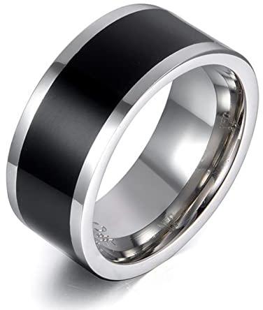 Bodhi2000 NFC-Chip-Ring, einfach mit NFC-intelligenter Ring, modisch für den täglichen Gebrauch, schwarz, US 7