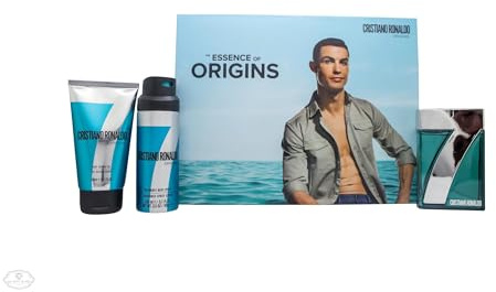 Cristiano Ronaldo 7Origins Gift Set Eau De Toilette 100ml + Body Spray 150ml + Shower Gel 150ml
