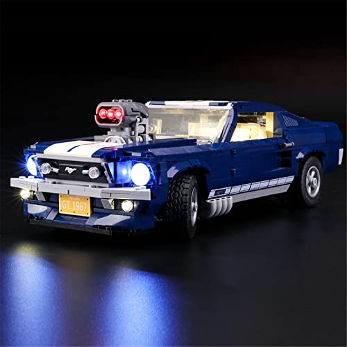 LIGHTAILING Led Licht für Lego- 10265 Ford-Mustang – Beleuchtungsset Kompatibel Mit Lego Modell (Lego Bausteinen Modell Nicht enthalten)