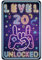 Blechschild 20.Geburtstag Junge, Level 20 UNLOCKED, 20 Jahre Geburtstag Deko, lustiges Geburtstagsschild 20, Gamer Geburtstagskarte 20, Metallschild Geschenk Gamer Geburtstagsgeschenk Zocker Zubehör