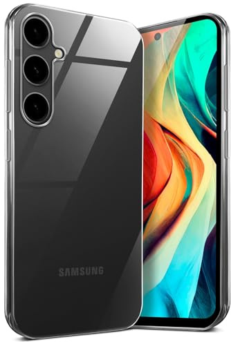 moex für Samsung Galaxy S23 FE Hülle Durchsichtig, Silikon Handyhülle Transparent, Clear Case Ultra Slim, Backcover Schutzhülle Dünn, Silikonhülle Minimalistisch, Aero Case, Klar