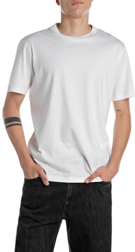 Replay Herren T-Shirt Kurzarm aus Baumwolle