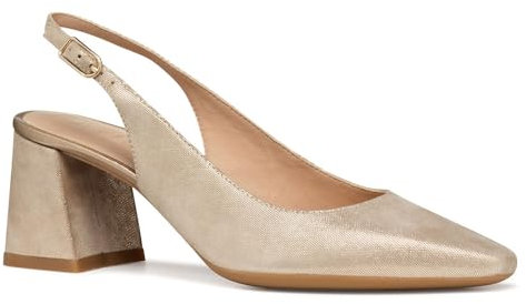 Geox Damen D GISELDA C Pump, Lt Gold, 41 EU