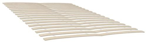 Homgoday Modernes Bettgestell, Lattenrost mit 34 Latten, 2 Stück, 80 x 200 cm, modernes Bettgestell, Bettrahmen, Rahmen für Schlafzimmer