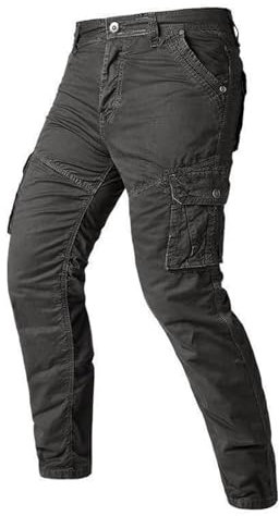 Herren Cargohose Jeanshose Chinohose mit Cargo-Taschen und Gürtelschlaufe Regular-Fit Stoffhose Freizeithose mit Stretch Herren Jogginghose Lang Herren HosenträGer Beige Chino Hose Herren Himmelblau