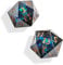 2 Stück Würfelset,Polyedrische D20 Würfel,für DND RPG Brettspiel Kartenspiel，Würfel 20 Seitig,Polyedrische Handgefertigt Kunstharz Scharfkantige,Geeignet für Rollenspiele und Tabletop-Spiele