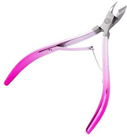 Corta Cuticulas, Pinza para Cutículas Profesional de Acero Inoxidable, Alicates para Cutículas Recortador, Corta Cuticulas Profesional