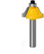 1pc Double Roman Ogee Edging Router Bit - Large - 8mm Shank Dovetail Router Bit Cutter Wood Working(8X25)