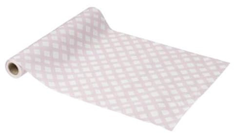 Artyfêtes Générique - Chemin DE Table Tissu Vichy 28CMX5M Rose Blanc