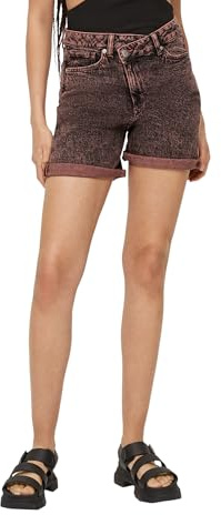 QS Jeans-Shorts Mom/Relaxed Fit/High Rise/Straight Leg