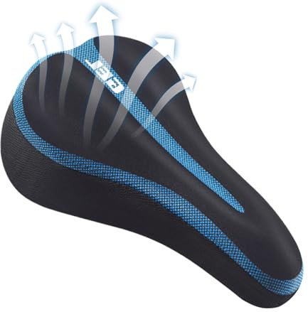 Coprisella per Ciclismo - Protezione Sella Bici Con Imbottitura In Silicone Per Uomo - Cuscinetto Sella Impermeabile Regolabile Per Biciclette, Scooter E Attività Sportive