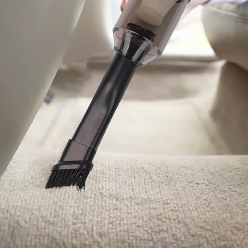 Entgoinggo Electric Air Duster Blower High Speed Handheld Turbo Fan 4 Adjustable Speeds 4000MAhfor Computer Cleaning Car Home Office(Vacuum head)