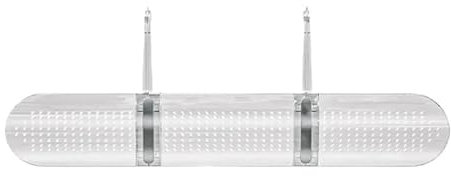 Déflecteur d'air rétractable – Protection contre le vent transparent (ajustement universel)