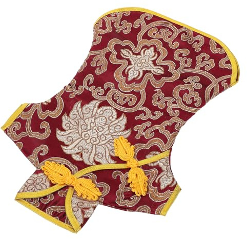 SEWACC Wine Bottle Bag Wine Bottle Cover Cheongsam Design Fabric Practical Long Serving Life for Festival and Wedding
