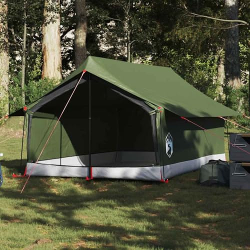 LoogCape Campingzelt für 2 Personen Olivgrün, wasserdichtes Kuppelzelt 185T Polyester mit PU Beschichtung, mit Gestänge und Moskitonetz, leicht für Camping, Wandern