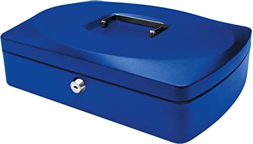 Q-Connect KF02625 Geldkassette 30,48 cm blau