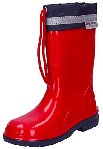 Bockstiegel Kim Kim Unisex Kinder Regenstiefel 25, Rot