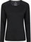 Mountain Warehouse IsoCool Dynamic Womens Top - Comfortable Ladies Tshirt, Long Sleeve Top, Lightweight, Fast Dry, Breathable - for Spring Summer, & Travelling Black Women's Size 14