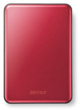Buffalo 1 TB MiniStation Slim USB 3.0 2.5 inch 8.8 mm Hard Drive - Red