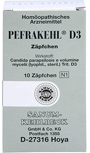 PEFRAKEHL D 3 Zäpfchen 10 St