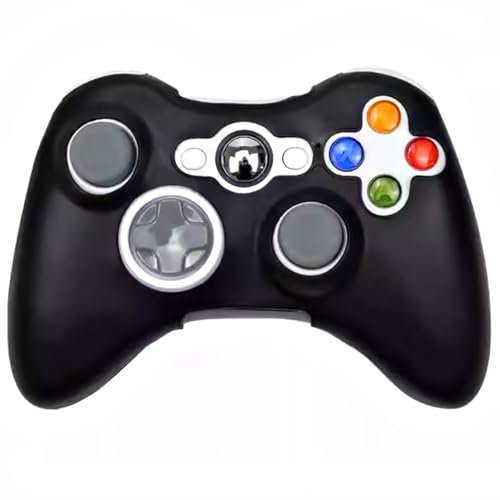 OSTENT Housse de Protection en Silicone Souple Compatible avec la Manette Microsoft Xbox 360 Couleur Noir