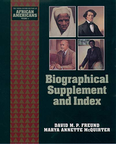 Biographical Supplement and Index (The ^AYoung Oxford History of African Americans Book 11) (English Edition)