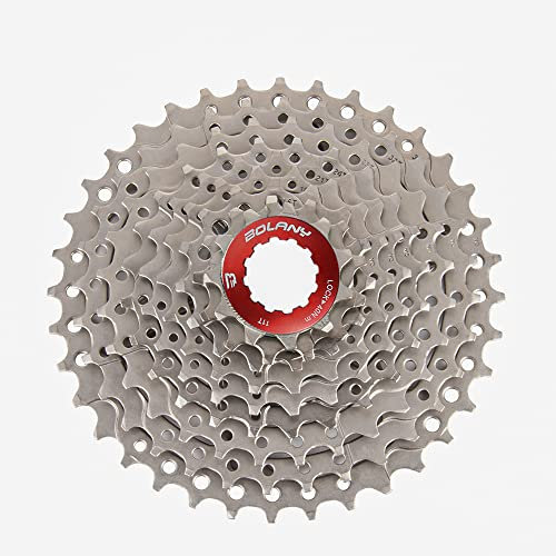 BOLANY 8/9/10 Fach Kassette 11-25T/32T/36T/40T/42T/46T/50T, Bicycle Speed Cassette Geeignet für MTB Fahrrad, Rennrad, Leichtes Freilaufritzel, kompatibel mit Shimano, SRAM, Sunrace