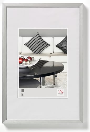 walther design Bilderrahmen silber 60 x 80 cm Aluminium Chair Alurahmen AJ080S
