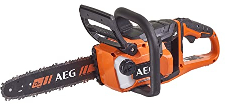 AEG PRO18V Brushless Akku-Kettensäge ACS18B30-0 (Schwertlänge 30cm, Kettengeschwindigkeit 10m/s, Oregon® Schwert/Sägekette, inkl. 1x Schutzhülle, 1x Kettenöl, ohne Akku & Ladegerät)