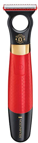 Remington Manchester United Durablade Schnurloser Elektrorasierer mit Aufbewahrungstasche, Schwarz und Rot