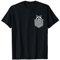 Lustige Waschbär Kleidung - Waschbär in Brusttasche T-Shirt - Schwarz - S - Unisex - Kurzarm - Klassische Passform - Cartoon