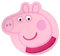 Cerdá Toalla Playa Infantil Con Forma de Peppa Pig, Rosa, Diámetro 130 cm