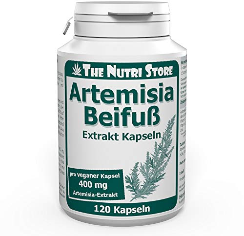 The Nutri Store Artemisia Beifuß 400 mg Extrakt vegane Kapseln 120 Stk. Nahrungsergänzungsmittel