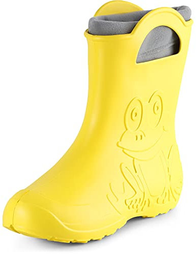 Ladeheid Stivali Donna in Spuma Eva LA-CA-12 (Giallo, 38/39 EU)