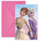 Procos 94057 - Einladungen Frozen 2 Wind Spirit, FSC® Mix, 6 Stück mit Umschlag, Geburtstag, Mottoparty