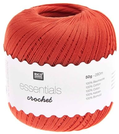 Rico Design Häkelgarn, 50 g, 100 % Baumwolle