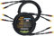 3 Foot - Canare 4S11 – Audiophile Grade - HiFi Star-Quad Speaker Cable Pair with Eminence Gold Spade Connectors