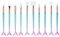 Pinceaux De Fard Pinceaux De Fard D'Eau En Queue De Poisson Colorés Pinceaux D'Ombre À Paupières Pour Les Ensembles For De Pinceaux Durables Pour Le Maquillage