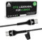 EFEALL EBike Ladekabel für Micro-USB A/B auf Micro-USB A/B für Bosch Intuvia, Kiox, Nyon(alt), E-Bike Fahrradcomputer Ladekabel, 35cm Länge OTG Funktion Kabel