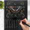 Gesuter Dark Forests Mondkalender 2023, Hexenkalender Dark Forests Mondkalender, Wand Illustrations Kalender, Wandkalender Mit 12 Original Illustrationen