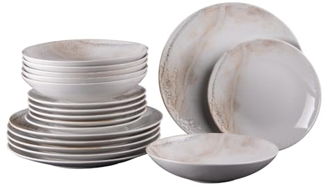 Table Passion - Service d'assiettes 18 pièces Mojave