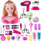 GOXAEEE Frisierkopf, 35 Stück Kopf zum Frisieren und Schminken, Spielzeug für Mädchen für 1 9 Jahre, Puppe Styling Head Hairdressing (Rosa), Tete a coiffer