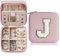 TINGN Reise Schmuckkästchen Mädchen Damen, Schmuck Organizer Box | Schmuckkästchen Damen | Personalisiert Schmuckschatulle Mädchen Damen | Halskette Ohrringe Ring Box | Reise Schmuck Organizer Rosa
