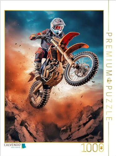 Puzzle · EIN Motiv aus dem Kalender Motocross - Mit Leib und Seele dabei | 1000 Teile · Lege-Größe 64 × 48 cm · CALVENDO Puzzle