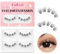 FADLASH Wimpern Cluster: Magnet Wimpern Natürlicher Look Wiederverwendbar Natürlicher Look ausgestellte Falsche Weiche flauschige Wimpern Fake Lashes(2 Paare)